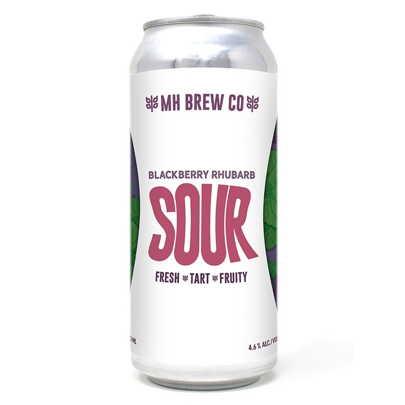 Mhbrewco Blackberry Rhubarb Sour 4pk Cls